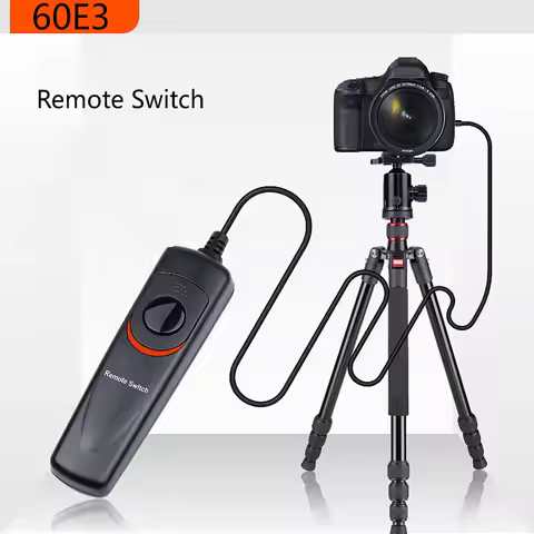 RS-60E3 Remote Control Shutter Release for Canon R RP R6 R6II R7 R8 R10 R100 M5 M6 Mark II G10 G11 G