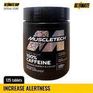 Muscletech Essential Series Platinum 100% Caffeine to improve Alertness 220 mg 125 Tablets - Ultimat