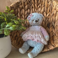 Blue bear, teddy bear,handmade, ooak, stuffed animals
