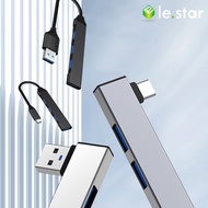 lestar Type-C 3.0 USB 3.0 四孔 三孔彎頭 集線器-【四孔Type-C 3.0】