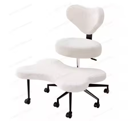 ZCross Leg Chair - Meditation Chair With Wheels, ADHD Chair, Height Adjustable Seat, Adjustable Foot