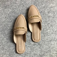ZOYA CREAM Anti-Slip Flat Shoes BIG jumbo size 41 42 43 44 45 Ballet Flats