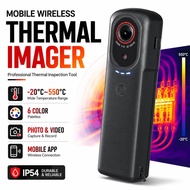 Wireless Thermal Imaging Camera for iPhone Android, 256x192 IR Thermal Imager Visible Light Temperat