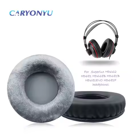 CARYONYU Replacement Earpad For Superlux HD662 HD681 HD668B HD681B HD681EVO Headphones Thicken Memor