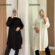 Limited stock Veluna VT1519 Safa Contemporary Premium Busui Long Sleeve Women's Long Tunic Top