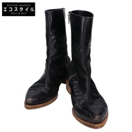 Carol Christian Poell 科爾多瓦皮安全側拉鍊靴，10 碼 [二手]