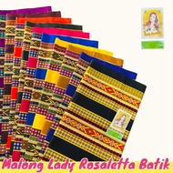 Malong Lady Rosaletta/ Original Malong Batik/ Tribal/ Ethnic Batik/ Tube Batik