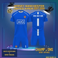 Custom soccer Jersey GOALKEEPER MANCHESTER UNITED 2007-2008 – Full Printing Dryfit Milano