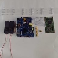 GELL 5048U5 50" TV MAIN BOARD, TCON, POWER BUTTON, LVDS CABBLE,  RIBBON CARD, BACKLIGHT AND SPEAKER