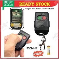 WSS (1PCS)Autogate 330mhz Remote control Red green [Ready Stock] AutoGate Door Remote Control SMC5326 330MHz