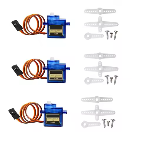 1/3/5PCS SG90 9g Micro Servos for RC Robot Helicopter Airplane Controls Car Boat 450 Helicopter Fixe