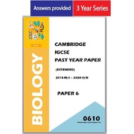 IGCSE Past Year Paper Biology 0610 (Paper 6 + Answer) 3 Year Series