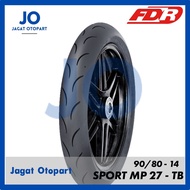 JAGAT Automatic Motorcycle Tire Soft compound FDR Sport MP 27 MP27 90 80 14 Tubeless