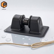prettyia Inflatable Boat Anchor Roller Drill Installation Boat Anchor Line Black