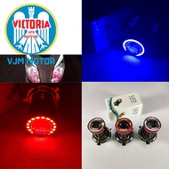 H4 VIXION MAIN LED LIGHT/ BULB PROJECTOR MODEL CAR/ 3-LEG LED LIGHT 2 MODES WHITE YELLOW