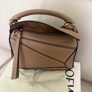 Loewe Mini Puzzle Bag 沙色