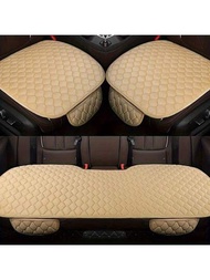 1入/3入組汽車坐墊保護套，冬季暖座墊，防滑，通用前後座椅透氣墊，適用於車輛汽車座椅保護套