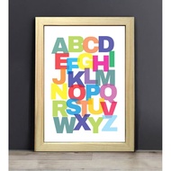 Poster - Alphabet ABC Color Letters
