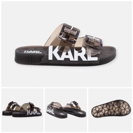 Latest Transparent Karl Cross-Strap Sandals - Super Nice Men's Slippers