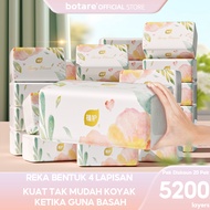 [20 PACKS]Botare Air Cushion Tissue 4-ply Soft Facial Tissues 5200 sheets Face Tissue 175x140mm