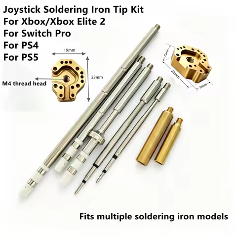 C245/TS100/T12/T65/C210 Soldering Iron Tip, Joystick Repair Tool Compatible with Xbox PS4 PS5 Switch