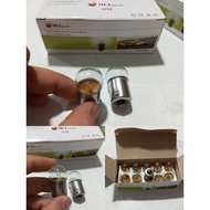 Combo of 10 Boxes of 10 Halogen bulbs G18 HCL 12V/24V 10W. 1 dwarf bulb 10w 12v 24v.