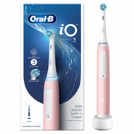 Oral-B - Braun 百靈 Oral B iO3 IO 3 Series 3 充電式 電動牙刷 粉紅色 微磁感應潔淨 3種個人化潔齒模式 壓力感應 AI智慧識別 口腔零死角