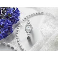 Grand Seiko STGK009G STGK009 Women's Watch Elegance Automatic Date 27.8mm SS Bracelet White Mother o
