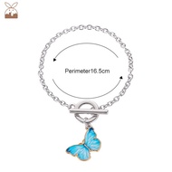 【CH】Chain Hip Hop Bracelet Butterfly Jewelry