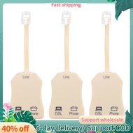 3Pcs DSL Filter Splitter DSL Phone Splitter for Phone Line Phone Jack Splitter In-Line DSL Filter Te