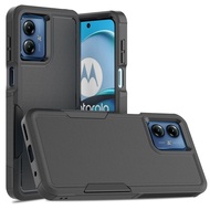 Case With Rings For Motorola Moto G14 Portable Kickstand 360° Degree Iprotection Hard Cover