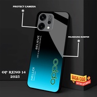 Oppo Reno 14 5G 2025 Glass Case hp For Oppo Reno 14 5G 2025 Casing hp For Oppo Reno 14 5G 2025 Softc