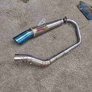 ♞Big elbow daeng sai4 conical exhaust pipe Muffler open tmx 125 155 tmx 150 pinoy 125 150 motoposh
