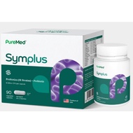PureMed SymPlus Prebiotics & Probiotics 2x45's Vegecaps (New Packaging) Exp: 10/2026