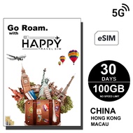 eSIM China, Hong Kong, Macau SIM Card