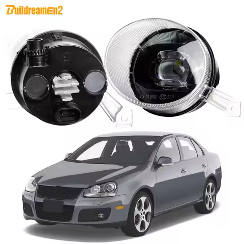 2 X 30W 8000LM LED Fog Light Adjustable No Error Car Fog Lamp For Volkswagen VW Jetta A5 Mk5 (1K) 20