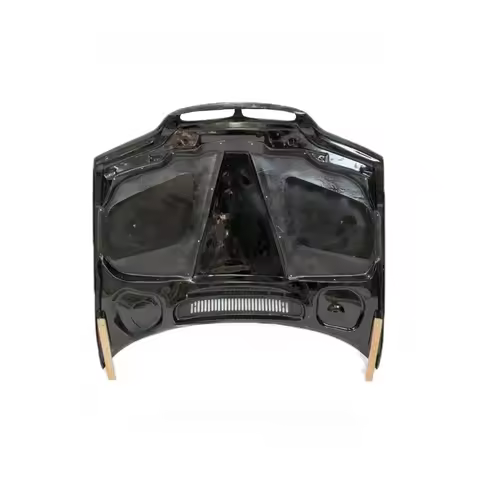 For BMW E46 Coupe 3 Series: Premium E46 M3 Carbon Fiber Front Engine Hood GTR Carbon Fit