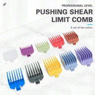 10 Pieces Plastic Hair Clipper Guard Comb Set For Electric Hair Clippers, 1/16" To 1" (1.5-25mm) Fit