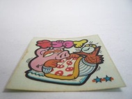 (共4款) 1984年 Lotte 懷舊食玩 貼紙 (動物編) Sticker 樂天 威化餅 每張$120