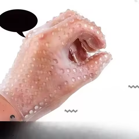 Silicone Adult Pleasure Gloves Male Female Massage Vibrating Textured Sensual Toys Couples Intimate 