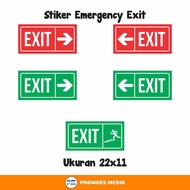 Emergency Exit Stickers, Exit Signs, Emergency Signs, Exit Instructions, Evacuation Routes, Safety S