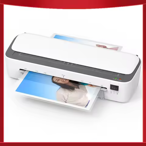 BISOFICE A4 9 inches Thermal Laminator Machine Laminating Machine Desktop 6IN1 Multifunctional Hot a