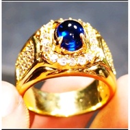 Blue Centipede 4 Gemstone Ring