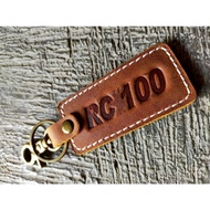 SUZUKI GANTUNGAN Motorcycle key chain accessories rc 100 genuine cowhide leatherSUZUKI