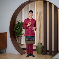 BAJU MELAYU PESAK TELUK BELANGA MSN STORE HQ - BAJU MELAYU LEHER BULAT / JOHOR - ( BATCH 3 )