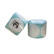 50x50 Circle Thermal Sticker Product Label Logo Print Barcode