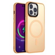 iPhone 15 Pro Max / iPhone 15 Pro / iPhone15 Plus / iPhone 15 Q-Skin Magnetic Case Matte Protection 