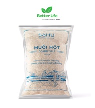 Muối Hột Sahu 1kg [LÀM THEO PHƯƠNG PHÁP TRUYỀN THỐNG TRÊN NỀN ĐẤT]