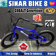 Sepeda Anak Laki BMX WIMCYCLE COBALT GENERATION Ukuran 20 Inch Usia 8-12 Tahun