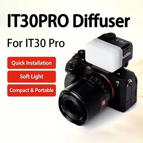 Camera Flash Accessories Portable Soft Diffuser Box Cover For Godox iT30Pro TTL Mini On‑Camera Speed